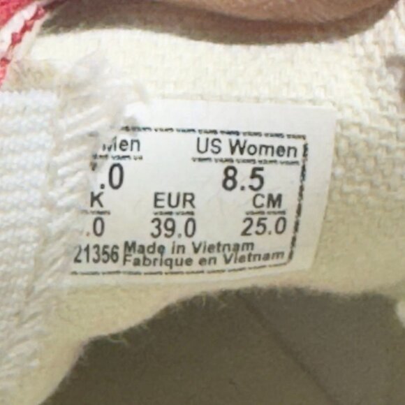 VANS Unisex Otw Rally Checkerboard Slip-On Shoes Red/Yellow/Blue Size M7 W8.5 - Picture 8 of 9